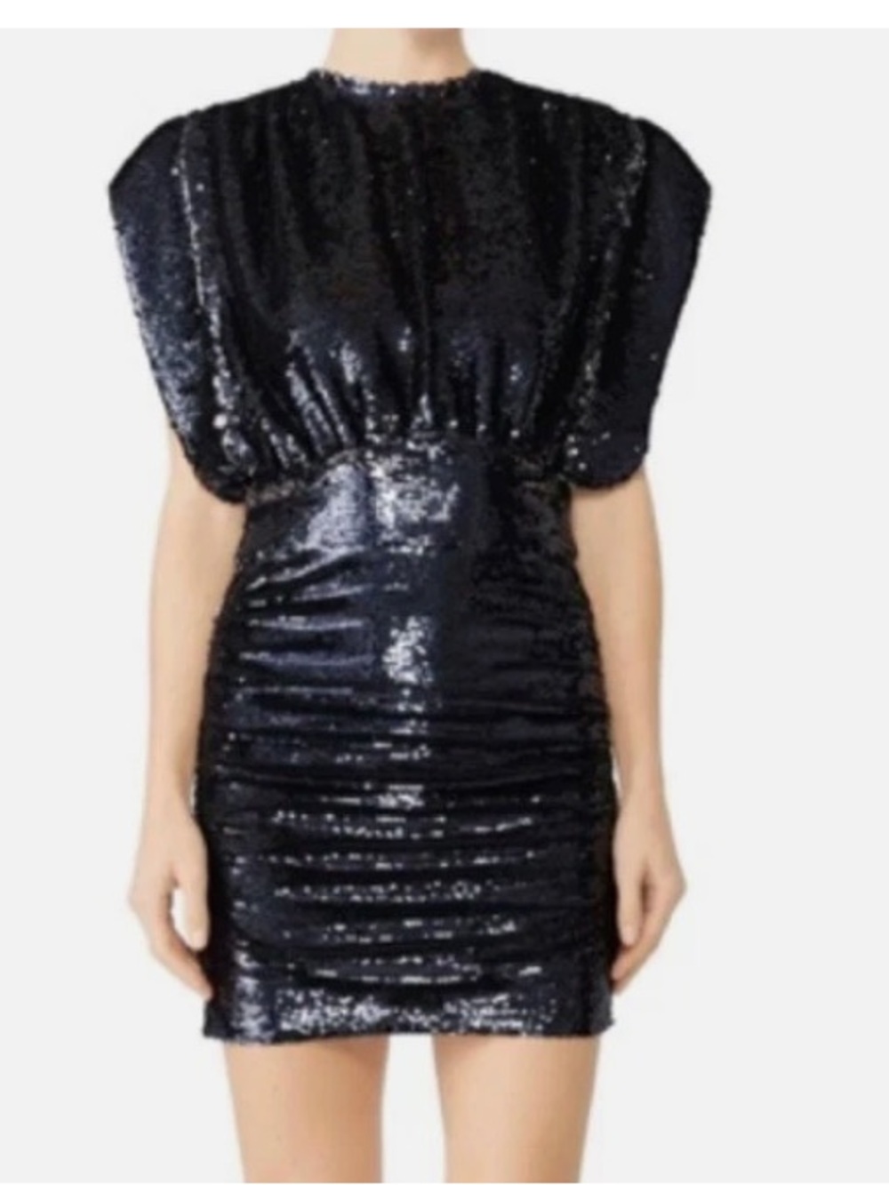 IRO Black Sequin Mini Dress